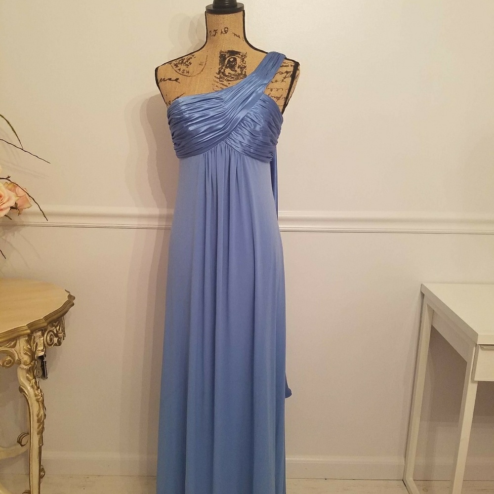 Blue David's Bridal Dress